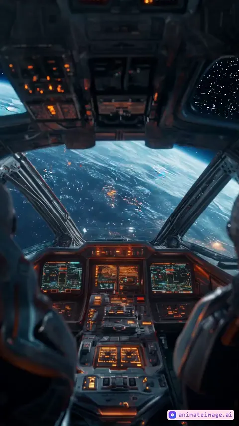 the camera is stationary