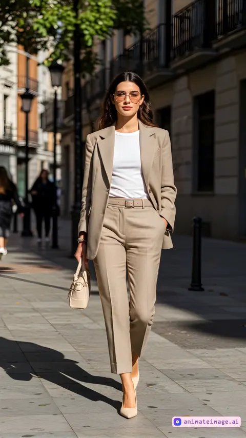 woman walks like a model very smooth and stable. very smooth and stable shooting.