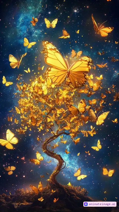 butterflies fly everywhere